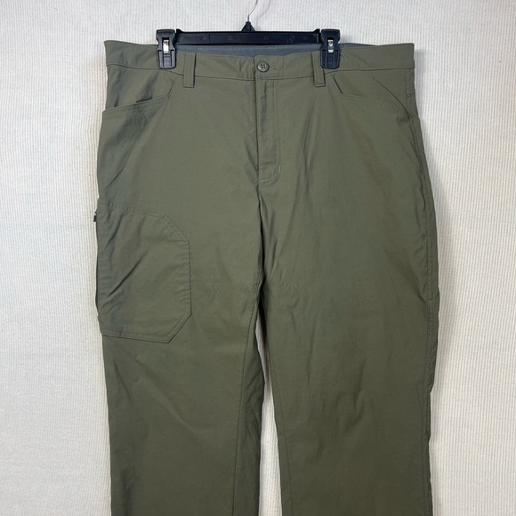 Eddie Bauer Men’s Size 40x32 Fleece Lined Tech Pants Nylon Outdoors Warm Winter - Picture 2 of 13